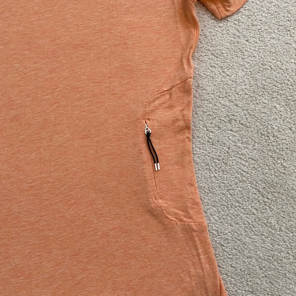 On Running Women's Orange Comfort T Athletic Top - Picture 8 of 12